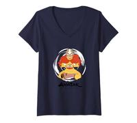 Donna Avatar: The Last Airbender Aang Avatar State Circle Burst Maglietta con Collo a V