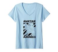 Donna Avatar: The Last Airbender Aang Posing Maglietta con Collo a V