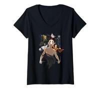 Donna Avatar The Last Airbender Past Avatars Maglietta con Collo a V