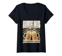 Donna Avventura ASPETTA Sono venuto per Le Cime rimaste a Causa di Pinta Maglietta con Collo a V