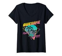 Donna Awesome Since May 1940 Maglietta con Collo a V