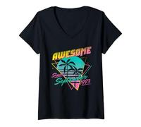 Donna Awesome Since September 1993 Maglietta con Collo a V