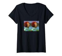 Donna Awkward Look Meme Monkey Puppet Meme Maglietta con Collo a V