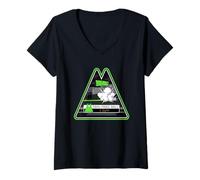 Donna Back to The Future Twin Pines Mall Scene Maglietta con Collo a V