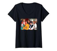 Donna Backstreet Boys Boy Band 1996 Maglietta con Collo a V