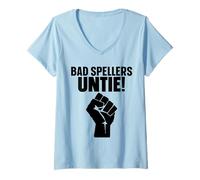 Donna Bad Spellers Untie Maglietta con Collo a V