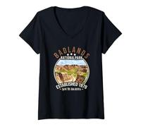 Donna Badlands National Park | South Dakota Maglietta con Collo a V