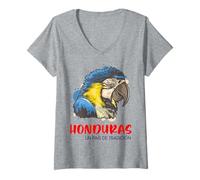Donna Baleada Honduran Souvenir Honduras Indio Lempira Catracho Maglietta con Collo a V