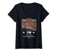Donna Ball Python Modern Reptile Keeper Streetwear Maglietta con Collo a V