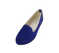 Donna Ballerine Basic in Ecopelle Elegante e Moda Scarpe Basse,Saphir Blue,EU 38