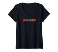 Donna Ballern Maglietta con Collo a V