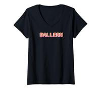 Donna Ballern Maglietta con Collo a V