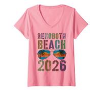 Donna Bambini Rehoboth Beach 2026 Besties Vacay Best Ever Vacation Maglietta con Collo a V