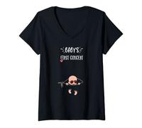 Donna Bambino: Baby's First Concert - Gravidanza Maglietta con Collo a V