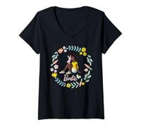 Donna Barbie - Ciao Primavera Maglietta con Collo a V