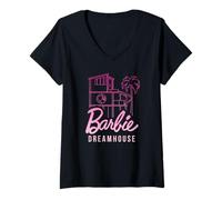 Donna Barbie - La casa dei Sogni di Barbie Maglietta con Collo a V