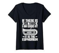 Donna Bariton Player One Thing I Am Good Eufonio Maglietta con Collo a V