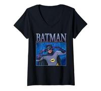 Donna Batman Classic TV Series Dancing Maglietta con Collo a V