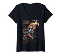 Donna Batman Clayface Attack Maglietta con Collo a V