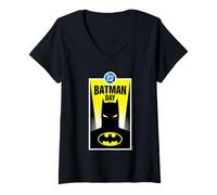 Donna Batman Day 2026 Logo Maglietta con Collo a V
