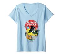Donna Batman Detective Comics Cover Maglietta con Collo a V