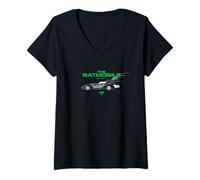 Donna Batman Forever (1995) The Batmobile Maglietta con Collo a V