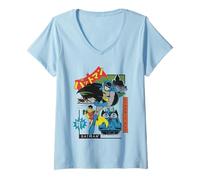 Donna Batman Robin Kanji Cover Maglietta con Collo a V