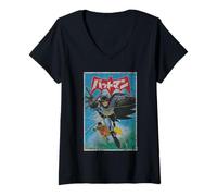 Donna Batman Robin Kanji Painted Cover Maglietta con Collo a V