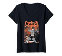 Donna Batman Robin Kanji Rope Cover Maglietta con Collo a V