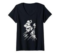 Donna Batman The Dark Knight Returns Dynamic Duo Maglietta con Collo a V