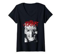 Donna Batman The Joker Sinner Maglietta con Collo a V