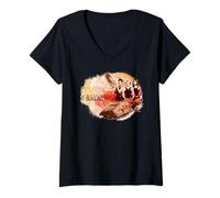 Donna Battlestar Galactica Battlestar Galactica Maglietta con Collo a V