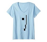 Donna Bauhaus Profilo Maglietta con Collo a V