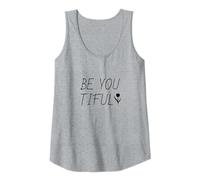 Donna Be You Tiful Bellissimo Fiore Amore Orgoglioso Grafica Ortografia Canotta