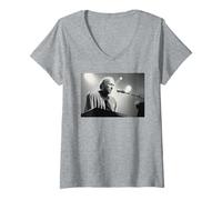 Donna Bee Gees Maurice Gibb E.S.P. One Live 1989 Maglietta con Collo a V