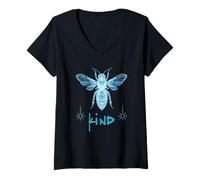 Donna Bee kind in XRay - Api scherzo - divertente apicoltore Maglietta con Collo a V