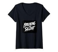 Donna Bello Breaking The Silent Outfit Maglietta con Collo a V