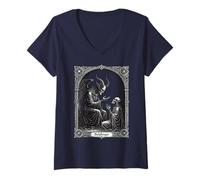 Donna Belphegor Il visionario ARS Goetia Maglietta con Collo a V