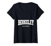 Donna Berkeley, California Maglietta con Collo a V