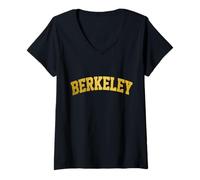 Donna Berkeley, California Maglietta con Collo a V