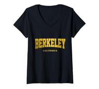 Donna Berkeley, California Maglietta con Collo a V