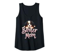 Donna Berner Mom Dog Bernese Mountain Mama, simpatico cucciolo Canotta