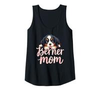 Donna Berner Mom Dog Bernese Mountain Mama, simpatico cucciolo Canotta