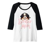 Donna Berner Mom Dog Bernese Mountain Mama, simpatico cucciolo Maglia con Maniche Raglan