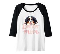 Donna Berner Mom Dog Bernese Mountain Mama, simpatico cucciolo Maglia con Maniche Raglan