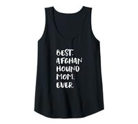 Donna Best Afghan Hound Mom Ever Levriero Afgano Canotta