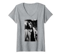 Donna Beth Gibbons Portishead Glory Box Cantante di Andy Willsher Maglietta con Collo a V