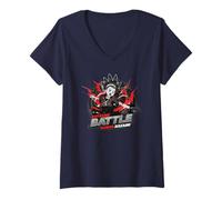 Donna Beyblade X Extreme Battle Robin Kazami Manga Maglietta con Collo a V