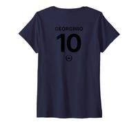 Donna BHAFC Georginio 10 Maglietta con Collo a V