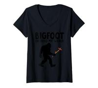 Donna Bigfoot grabbed my wiener Maglietta con Collo a V